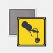 Aimant SIGNE ROUTIÈRE Trikes Crossing (Recto/Verso)