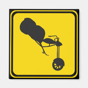 Aimant SIGNE ROUTIÈRE Trikes Crossing