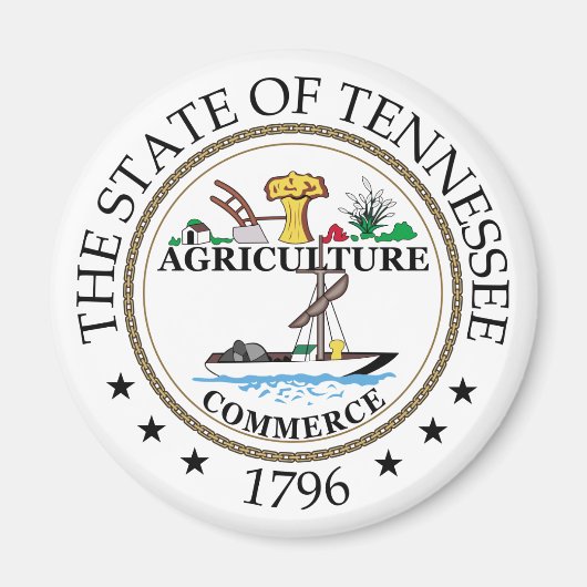 Aimant signe Tennessee (Devant)