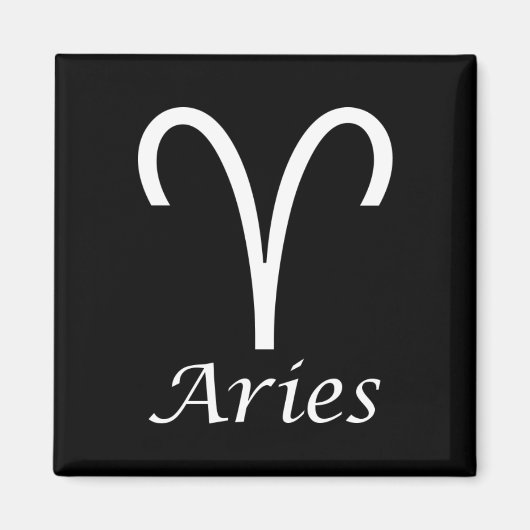 Aimant SIGNE Zodiaque "Aries" (Devant)