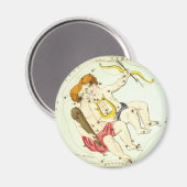 Aimant SIGNE Zodiaque : Gemini (Recto/Verso)