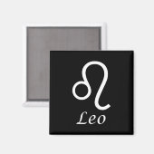 Aimant SIGNE Zodiaque "Leo" (Recto/Verso)