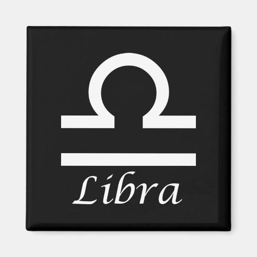Aimant SIGNE Zodiaque 'Libra' (Devant)