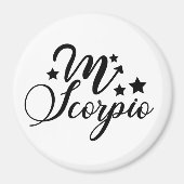 Aimant Signe Zodiaque Pour Scorpio (Devant)