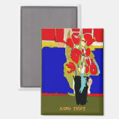 Aimant Signes Amish Hex (Recto/Verso)