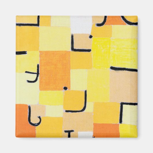 Aimant Signes en Jaune, Paul Klee (Devant)