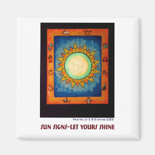 Aimant Signes Sun : laissez vos lumières briller