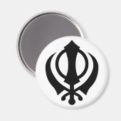 Aimant Sikh Khanda (Recto/Verso)