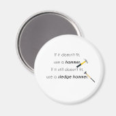 Aimant S'il ne convient pas, (Recto/Verso)