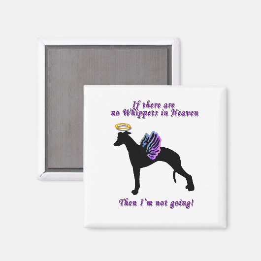 Aimant S'il n'y a pas de Whippets (Recto/Verso)