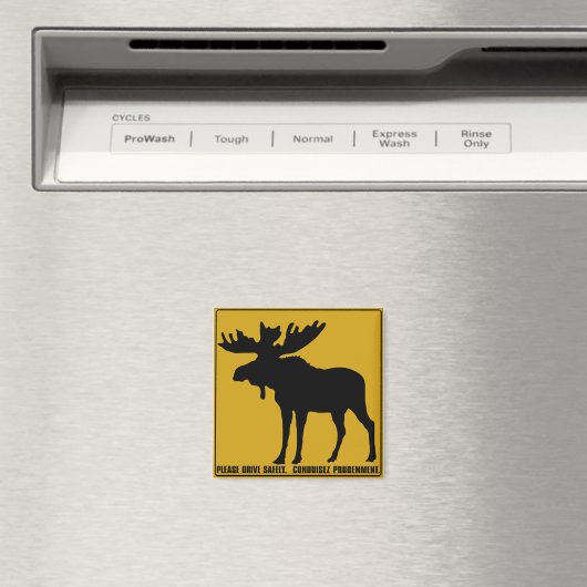 Aimant S'Il Vous Plaît Conduire En Toute Sécurité, Signal (In Situ (Lave-vaisselle))