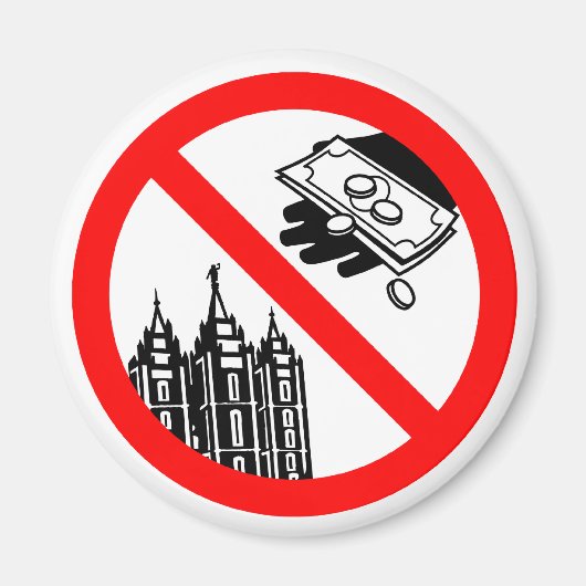 Aimant S'il vous plaît, n'alimentez pas l'aimant de l'égl (Devant)