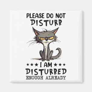 Aimant S'Il Vous Plaît Ne Disturbe Pas Sarcasme Funny Réf