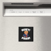 Aimant Silence ! Cochon ! - Cochon Trump (In Situ (Lave-vaisselle))