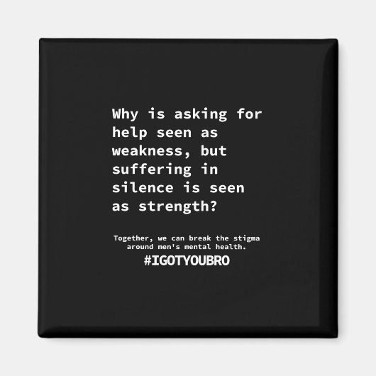 Aimant Silence Plus D'Autocollant (Devant)