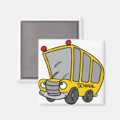 Aimant Silencieux bus scolaire (Recto/Verso)