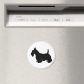 Aimant Silhouette classique écossaise Terrier (In Situ (Lave-vaisselle))