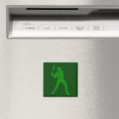 Aimant silhouette de baseball (In Situ (Lave-vaisselle))