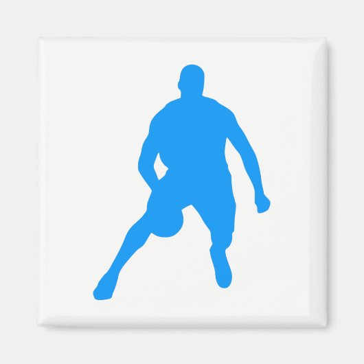 Aimant Silhouette de basket (Devant)