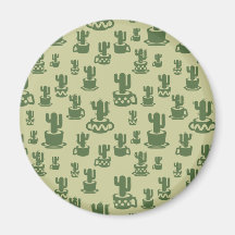 Silhouette de cactus succulent en tasses et pots