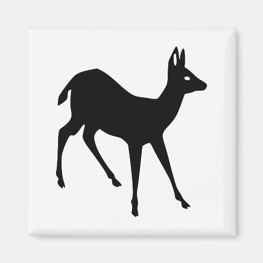 Aimant Silhouette de cerf (Devant)
