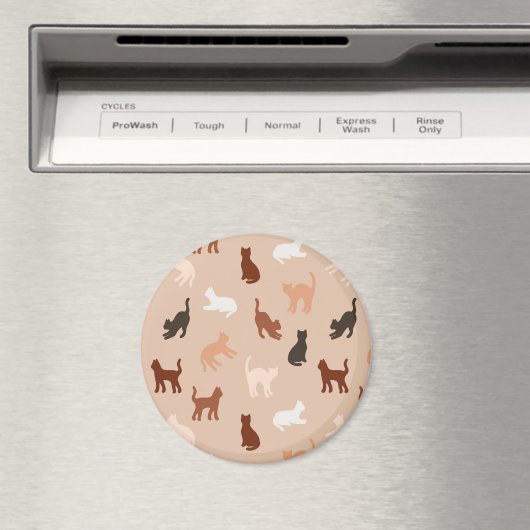Aimant Silhouette de chat (In Situ (Lave-vaisselle))