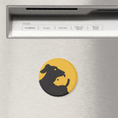 Aimant Silhouette de chat et de chien (In Situ (Lave-vaisselle))