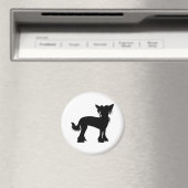 Aimant Silhouette de crête chinoise (In Situ (Lave-vaisselle))