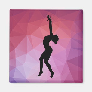 Aimant silhouette de danse