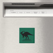 Aimant Silhouette de Dinosaure Parasaurolophus (In Situ (Lave-vaisselle))