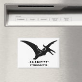 Aimant Silhouette de Dinosaure Ptérodactyle (In Situ (Lave-vaisselle))