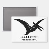 Aimant Silhouette de Dinosaure Ptérodactyle (Recto/Verso)