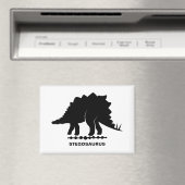 Aimant Silhouette de Dinosaure Stégosaure (In Situ (Lave-vaisselle))