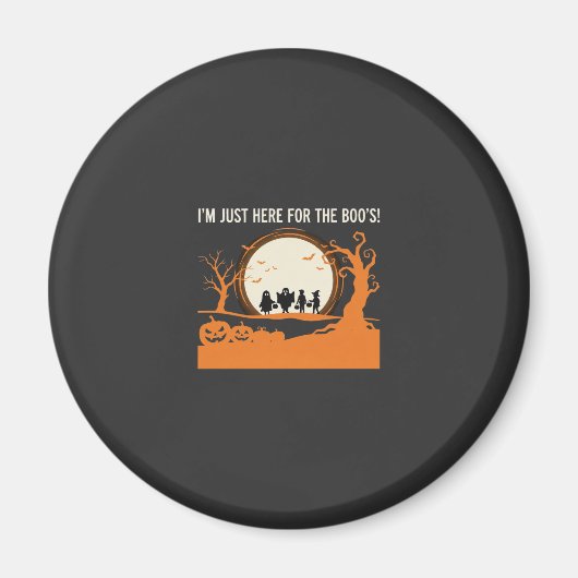 Aimant Silhouette de fantôme Halloween Boo (Devant)