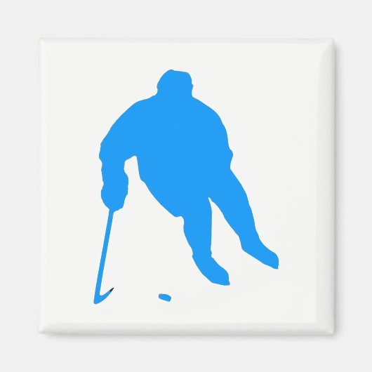 Aimant Silhouette de hockey (Devant)