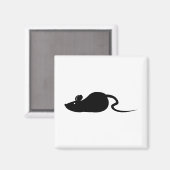 Aimant Silhouette de la souris (Recto/Verso)