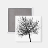 Aimant Silhouette de l'arbre (Recto/Verso)