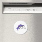 Aimant Silhouette de main Fourmilier Violet (In Situ (Lave-vaisselle))