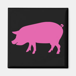 Aimant Silhouette de porc