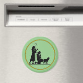 Aimant Silhouette des bergers de Noël (In Situ (Lave-vaisselle))