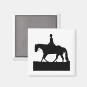 Aimant Silhouette du cheval (Recto/Verso)