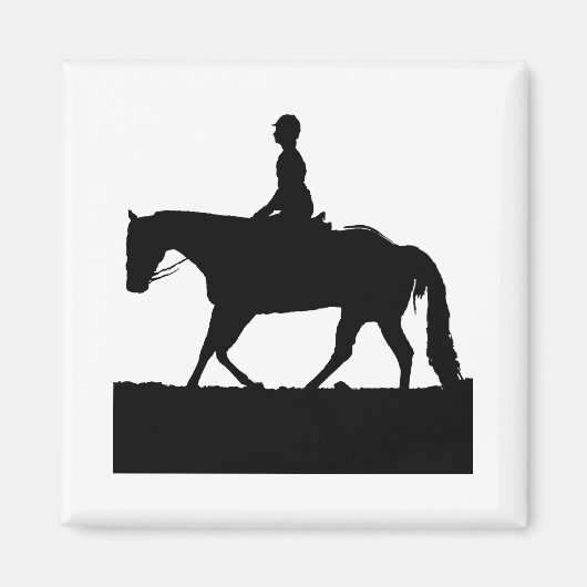 Aimant Silhouette du cheval (Devant)