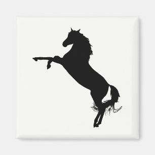 Aimant Silhouette du cheval arabe