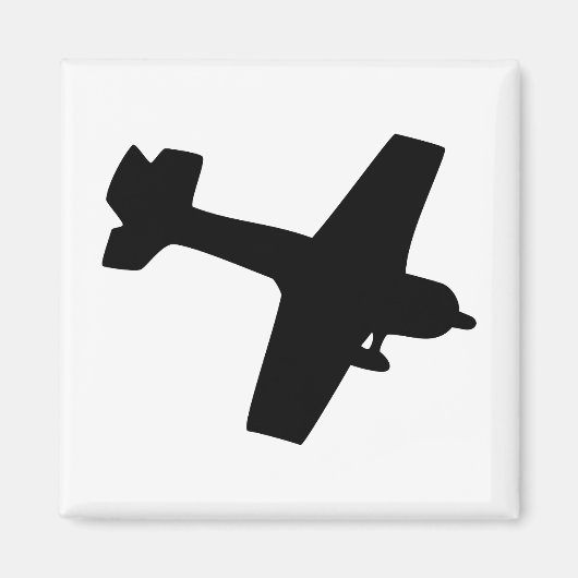 Aimant Silhouette du plan (Devant)