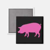 Aimant Silhouette du porc (Recto/Verso)