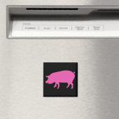 Aimant Silhouette du porc (In Situ (Lave-vaisselle))