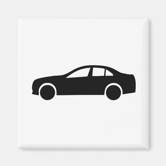 Aimant Silhouette limousine (Devant)