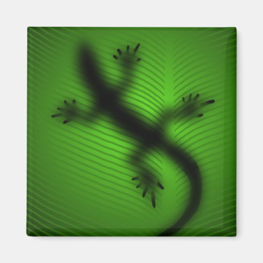 Aimant Silhouette Lizard (Devant)