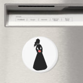 Aimant Silhouette nuptiale III (In Situ (Lave-vaisselle))