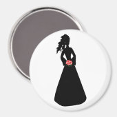 Aimant Silhouette nuptiale III (Recto/Verso)